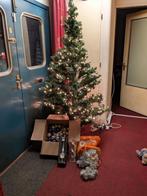 Een complete kerstboom met kerstballen, slingers en lampjes, Ophalen, Gebruikt