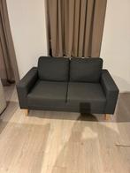 EGENSE 2-zitsbank - Donkergrijs, Huis en Inrichting, Banken | Bankstellen, Ophalen, Tweepersoons, 75 tot 100 cm, Zo goed als nieuw