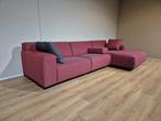 Montel Multi Plus Hoekbank - Rood- Grijs - Stof - Design, Voltastraat 21, Barneveld, 300 cm of meer, Ophalen of Verzenden, Metaal