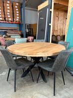 Eetkamerstoel antraciet kunstleder nieuw, Ophalen of Verzenden, Zo goed als nieuw, Grijs, Vijf, Zes of meer stoelen