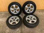 Winterset VW Golf 5,6 en Type 7 gebruikte set 15 inch, Auto-onderdelen, Banden en Velgen, Ophalen, 15 inch, Banden en Velgen, Winterbanden