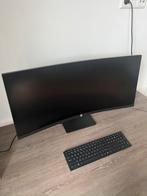 HP monitor M34D WQHD ultra wide scherm, Computers en Software, USB-C, IPS, Ultrawide, Ophalen of Verzenden