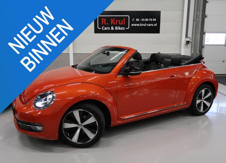Volkswagen Beetle Cabriolet 1.2 TSI Club Xenon Fender Airco-, Auto's, Volkswagen, Bedrijf, Te koop, Beetle (Kever), ABS, Airbags