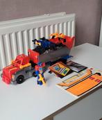 G1 transformers actionmaster optimus prime + armored convoy, Verzamelen, Transformers, G1, Ophalen of Verzenden, Zo goed als nieuw