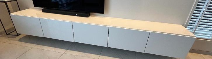 IKEA besta tv meubel (2 delen), Huis en Inrichting, Kasten | Televisiemeubels, Gebruikt, Minder dan 100 cm, 200 cm of meer, 25 tot 50 cm