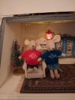 handgebreid truitje met wintermotief voor maileg muis, Verzamelen, Ophalen, Zo goed als nieuw