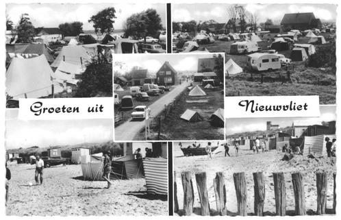 805225	Nieuwvliet	Camping Pannenschuur	Gelopen met postzegel, Verzamelen, Ansichtkaarten | Nederland, Gelopen, Zeeland, Ophalen of Verzenden