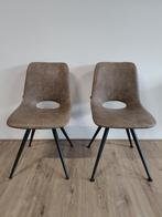Goossens Eetkamerstoelen - Set van 2, Huis en Inrichting, Stoelen, Ophalen, Gebruikt, Twee, Bruin