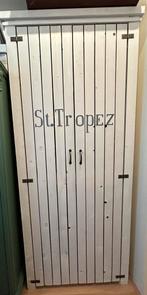 Wit houten kast, Ophalen, Zo goed als nieuw, 25 tot 50 cm, 50 tot 100 cm
