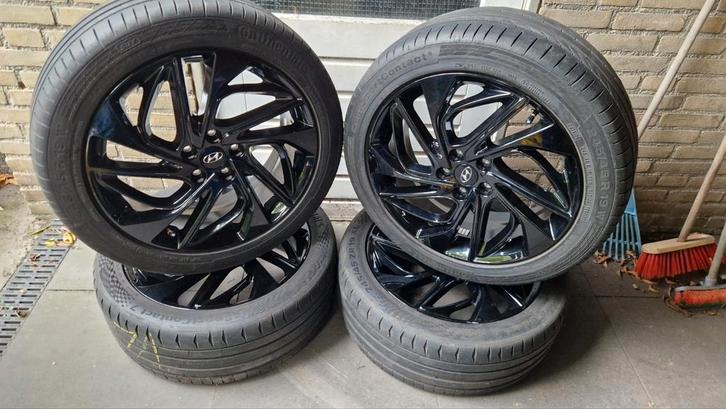 Hyundai Tucson ix35 19 INCH VELGEN Zwart 52910-D7490 zomer, Auto-onderdelen, Banden en Velgen, Banden en Velgen, Zomerbanden, 19 inch