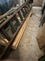 Houten ladder, Doe-het-zelf en Verbouw, Ladders en Trappen, Ophalen, Gebruikt, Ladder, Opvouwbaar of Inschuifbaar