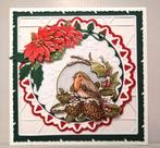 Handgemaakte KERSTKAART, Ophalen of Verzenden, Nieuw, Kerst