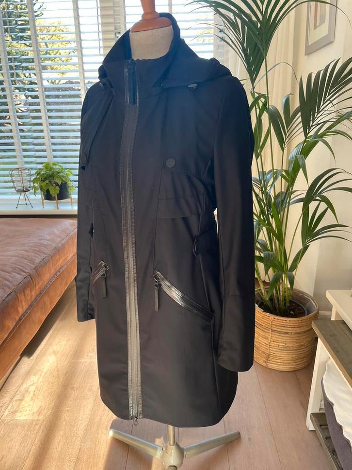 Creenstone rainwear tussenjas, mt 40/42, Kleding | Dames, Jassen | Winter, Zo goed als nieuw, Maat 42/44 (L), Zwart, Ophalen of Verzenden