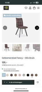 Eetkamerstoelen 6 stuks, 5 krukken of meer, Ophalen, Zo goed als nieuw