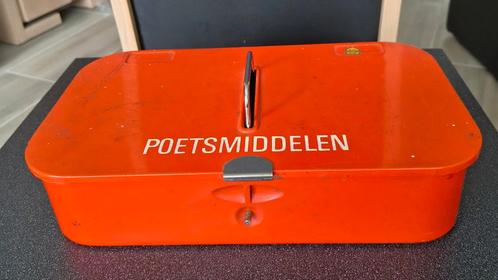 Retro Brabantia Poetsmiddelen Doos - Oranje, Huis en Inrichting, Keuken | Keukenbenodigdheden, Gebruikt, Ophalen