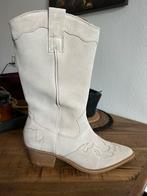 DWRS Suede cowboylaars nieuw -  41 - 42, Kleding | Dames, Schoenen, Nieuw, Lage of Enkellaarzen, Beige, Ophalen of Verzenden