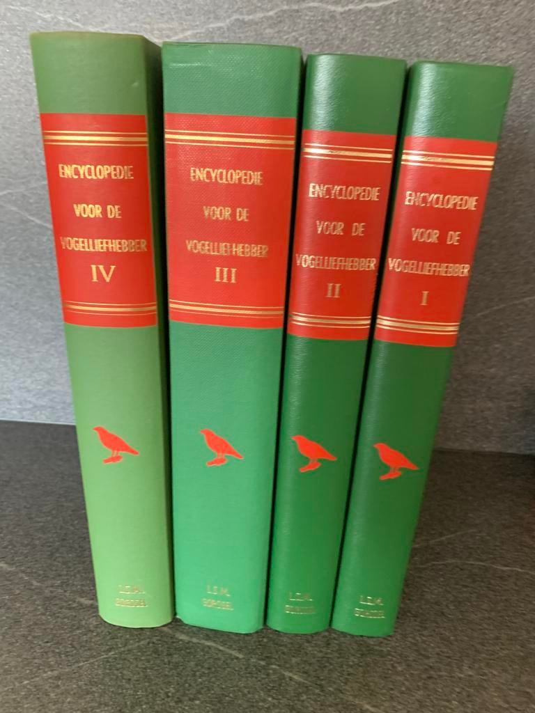 Encyclopedie voor de Vogelliefhebber - Complete Serie (4 del, Boeken, Gelezen, Complete serie, Ophalen of Verzenden, A.Rutgers