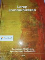 Leren communiceren - Noordhoff 8e druk, Boeken, Ophalen of Verzenden, Alpha, Zo goed als nieuw, HBO