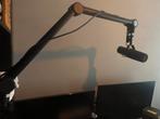 Shure SM7B Microfoon + Roadworx Arm + Kabel, Ophalen of Verzenden, Zo goed als nieuw, Zangmicrofoon