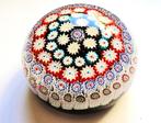 Vintage grote Murano millefiori presse papier, Ophalen of Verzenden