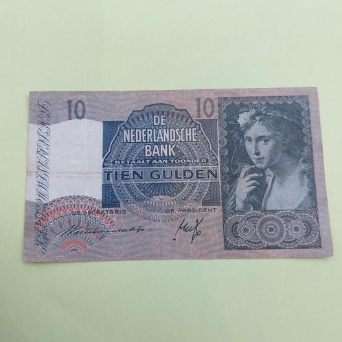 10 gulden biljet Herderin uit 1941 in ZF, Postzegels en Munten, Bankbiljetten | Nederland, Los biljet, 10 gulden, Ophalen of Verzenden