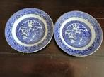 2 Willow Society  ceramique Maestricht wandborden, Antiek en Kunst, Ophalen of Verzenden