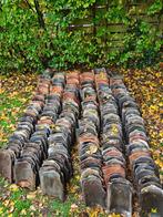 Dakpannen handpannen rood en blauw, Ophalen, Gebruikt, Steen of Klei, 15 m² of meer