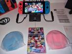 NINTENDO SWITCH NIEUW MODEL (2023) MARIO KART BUNDEL, Ophalen of Verzenden, Zo goed als nieuw, Met 2 controllers, Switch 2019 Upgrade