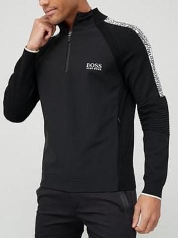 Hugo Boss ongedragen trui Zalogo zwart + wit logo 3XL 47338 beschikbaar voor biedingen