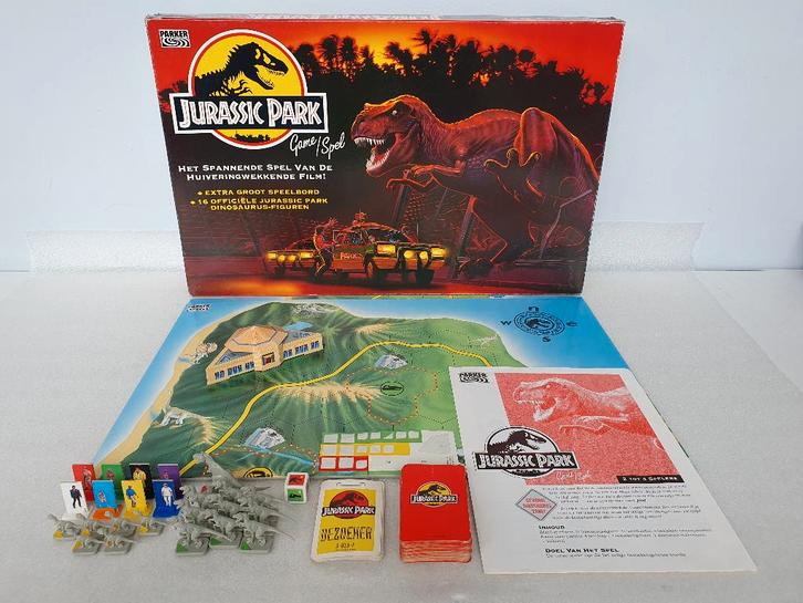 Gezelschapsspel Jurassic Park (Parker, 1992), Hobby en Vrije tijd, Gezelschapsspellen | Bordspellen, Gebruikt, Ophalen of Verzenden