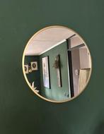Mooie goudkleurige ronde spiegel 50 cm doorsnee NIEUW, Huis en Inrichting, Nieuw, Rond, Ophalen of Verzenden