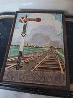 Tegel porcelyne fles, Antiek en Kunst, Antiek | Wandborden en Tegels, Ophalen of Verzenden