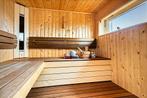 Prachtige Finse Sauna met Panorama Raam en infrarood - ZGAN, Ophalen, Zo goed als nieuw, Fins of Traditioneel, Complete sauna