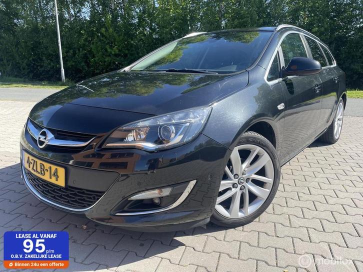 Opel Astra Sports Tourer 1.4 Turbo Edition, Lederen interieu, Auto's, Opel, Bedrijf, Te koop, Astra, ABS, Airbags, Airconditioning