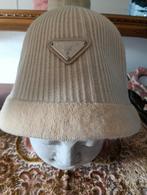 Prada Mohair Wollen Muts - Zacht Geel, Kleding | Dames, Hoeden en Petten, Ophalen of Verzenden