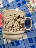 Leuke Vintage mok met paarden, Ophalen of Verzenden, Overige stijlen, Kop(pen) en/of Schotel(s)