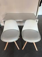 IKEA Småstad bureau + 2 NOUS kinderstoeltjes, Ophalen, Twee, Wit, Zo goed als nieuw