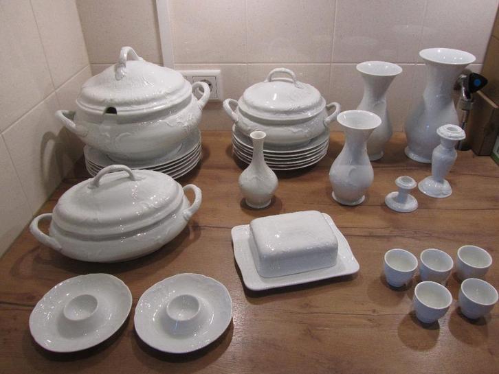 Deel 2 Sanssouci weiss wit Rosenthal serviesdelen, Huis en Inrichting, Keuken | Servies, Zo goed als nieuw, Overige typen, Overige stijlen