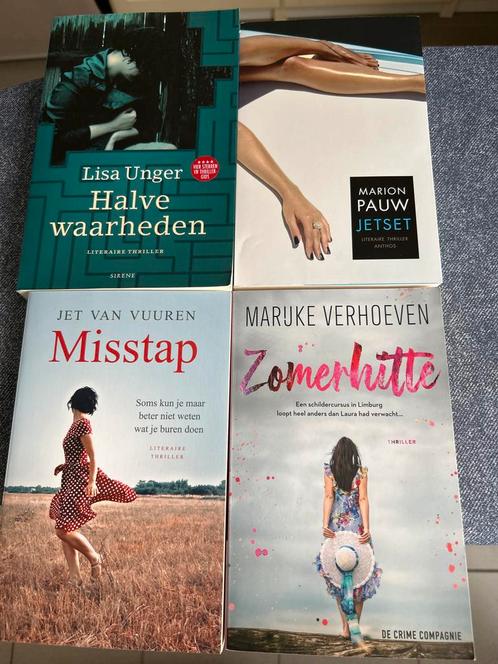 4 Literaire Thrillers - Unger, Pauw, Van Vuuren, Verhoeven, Boeken, Thrillers, Zo goed als nieuw, Nederland, Ophalen of Verzenden