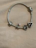 Pandora armband, Sieraden, Tassen en Uiterlijk, Armbanden, Staal, Ophalen of Verzenden, Zo goed als nieuw, Met bedels of kralen