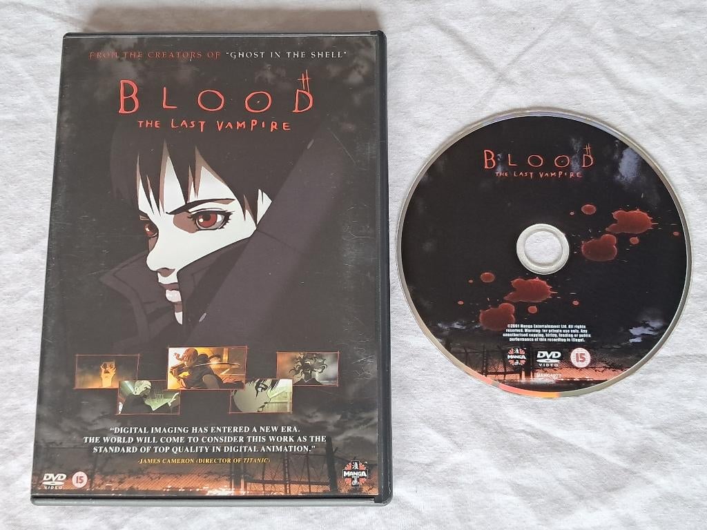 Blood The Last Vampire DVD Manga Film / Movie, Gebruikt, Anime (Japans), Ophalen of Verzenden, Tekenfilm