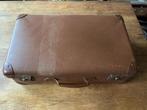 Vintage Kartonnen Koffer met Lederen Print, Ophalen, Overige materialen, Gebruikt, 50 tot 60 cm