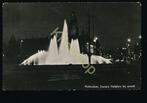 Rotterdam - Fontein Hofplein bij avond [KRST009-0735, Verzenden, 1960 tot 1980, Gelopen, Zuid-Holland