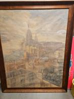 Schilderij Jan Cossaar (1874-1966) Montmartre Parijs, Ophalen