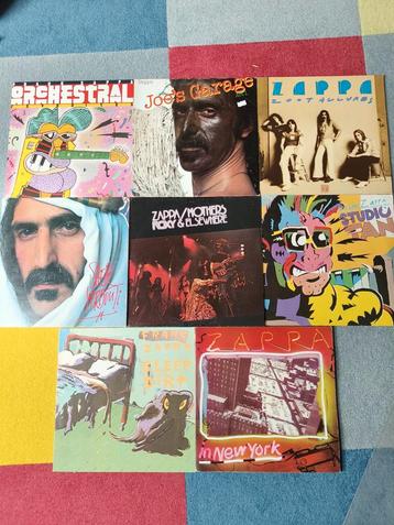 Frank Zappa lp's 8 stuks beschikbaar voor biedingen