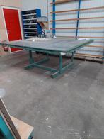 Grote glas snijtafel van Muyen uit Tiel, Ophalen