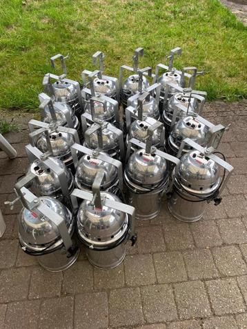 18x Led par 64 long chroom beschikbaar voor biedingen