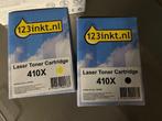 Toner cartridge 1 x zwart en 1 x geel, Ophalen of Verzenden, Nieuw, Toner, 123inkt.nl