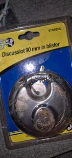 Gebruikt Discus Slot 90mm + Metalen Beugel, Ophalen of Verzenden, Nieuw