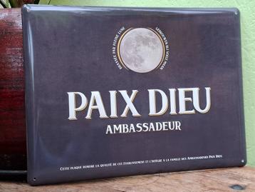 Reclamebord Paix Dieu bier Ambassadeur beschikbaar voor biedingen
